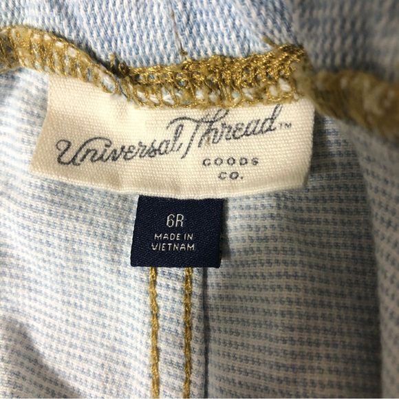 UNIVERSAL THREAD High Rise Wide Leg Drawstring Jean's Sz 6R - Picture 9 of 11